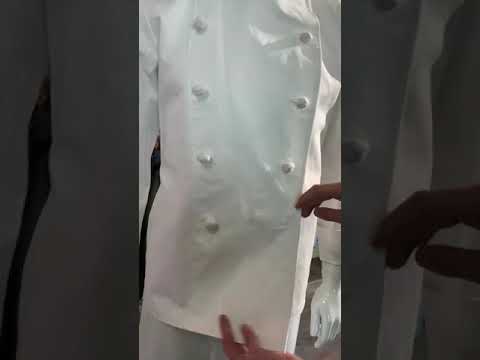 Uniforme elastica del cuoco unico della vita dei pantaloni unisex bianchi
