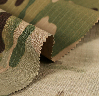 T/C Polyester 65% Cotton 35% 190GSM Plain Ripstop Fabrics Camouflage Fabric