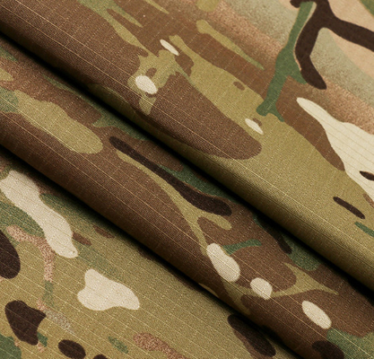 T/C Polyester 65% Cotton 35% 190GSM Plain Ripstop Fabrics Camouflage Fabric